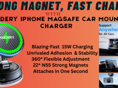 ANDERY iPhone Magsafe Car Mount Charger Review