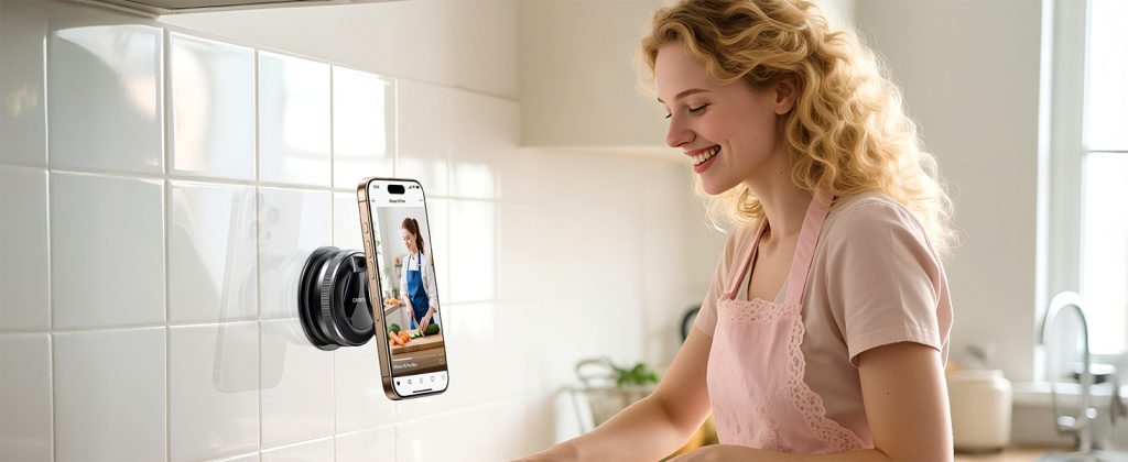 magnetic phone holder for car smooth surface