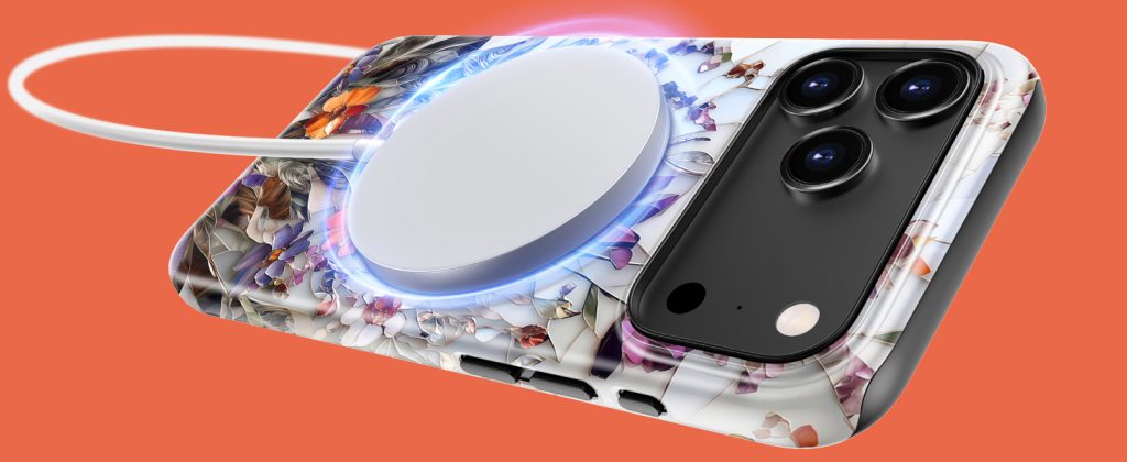 “LUHOURI iPhone 17 Pro case showing slim MagSafe-compatible design and camera protection”