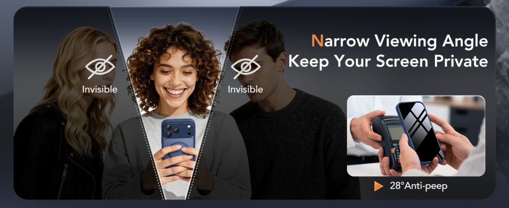 iPhone 17 Pro Max magnetic case with privacy screen