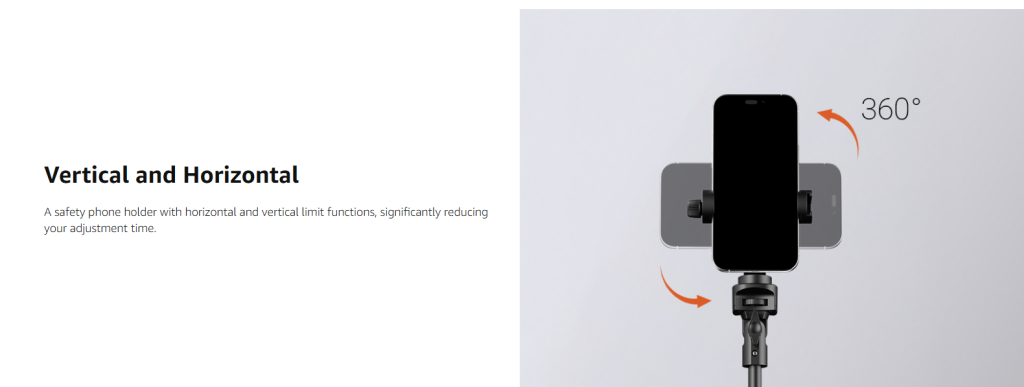 adjustable phone tripod for group photos