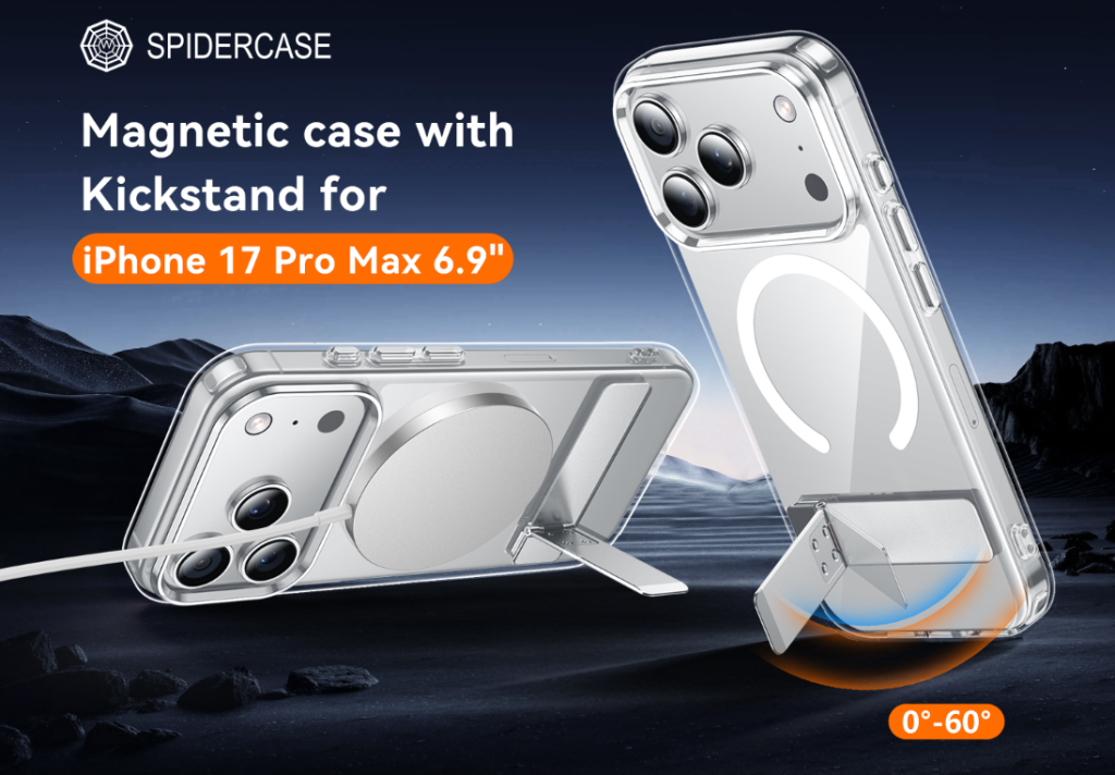 spidercase magnetic iphone 17 pro max case
