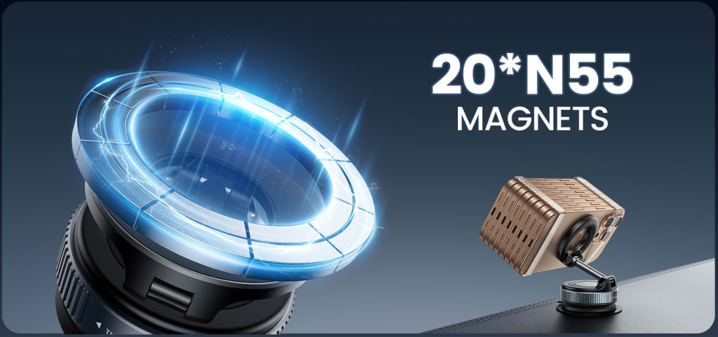 Lamicall Car Phone Holder with strong 20*N55 Magnets